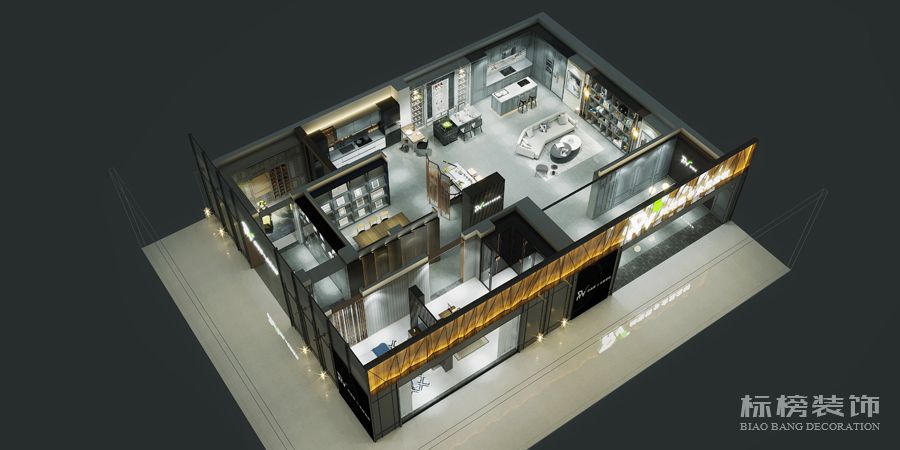 博瑞雅全屋定製展廳方案